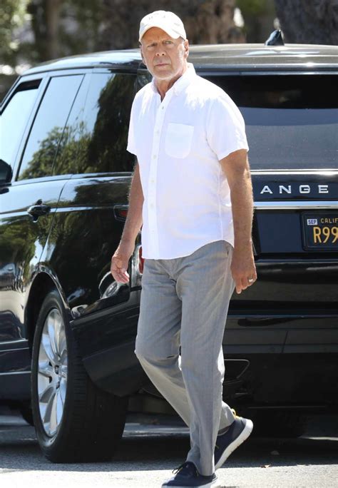 Bruce Willis Seen Out and About in Santa Monica, Calif.