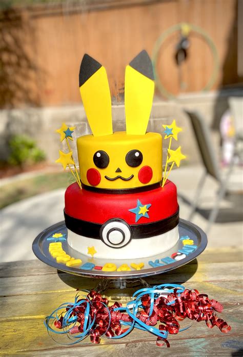 Pokémon cake, picachu cake | Pokemon cake, Pokemon birthday cake, Pikachu cake