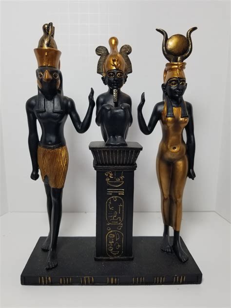 Statue - Osiris Isis Horus - Magickal Mystic