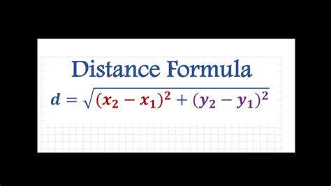 Distance formula - YouTube