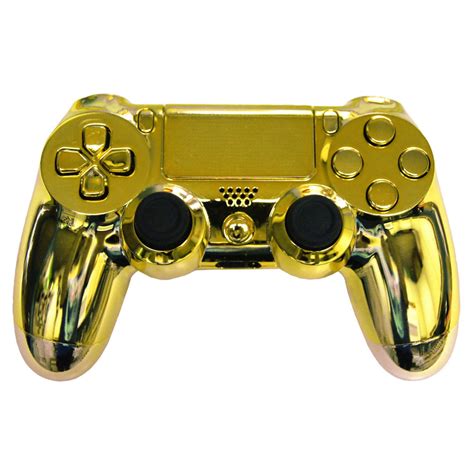 Chrome PS4 Wireless Controller Dual Vibration Gold PS4 | Etsy