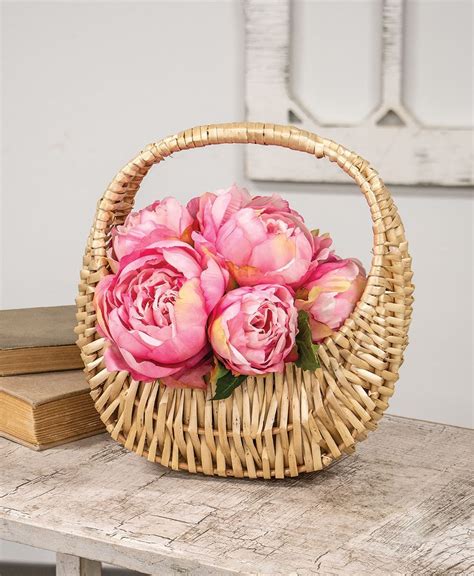 Col House Designs - Wholesale| Wicker Flower Basket