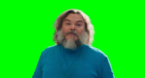 Jack Black saying "I AM STEVE!" meme - A Minecraft Movie (Green Screen ...