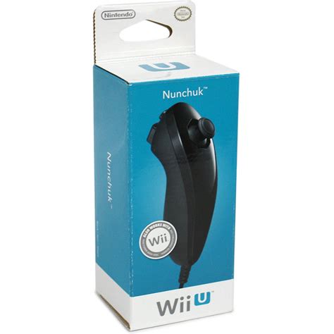 Nintendo Wii/Wii-U Nunchuk Controller with Joystick - Black - Walmart.com