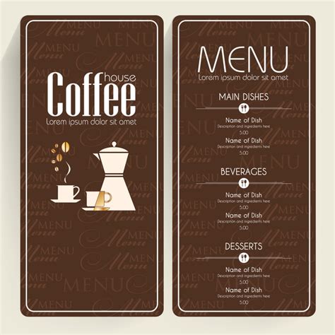 Menu cafe art vectors images new collection designs files in editable .ai .eps .svg format for ...