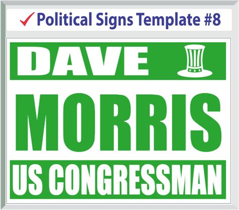 Political Sign Template Free