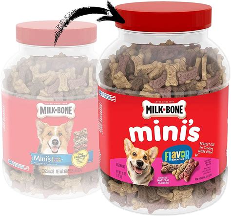 Milk-Bone Flavor Snacks Dog Treats - Tasty & Nutritious Dog Treats for Happy Pups