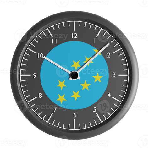 Free Wall clock with the flag of Tuvalu 20998791 PNG with Transparent Background