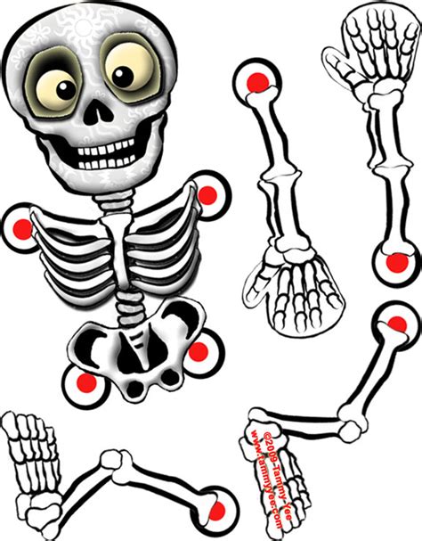 Skeleton Print Out - ClipArt Best