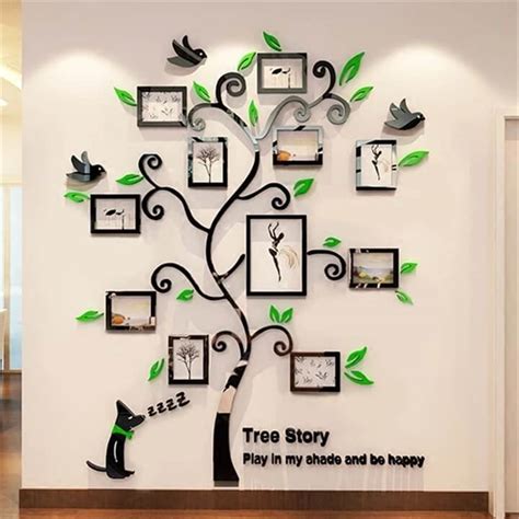 Family Tree 3D Wall Decor Sticker - Home & Garden