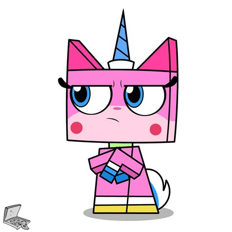 Pouting Unikitty by Pizzamovies | Unikitty, Easy doodle art, Cartoon art drawing