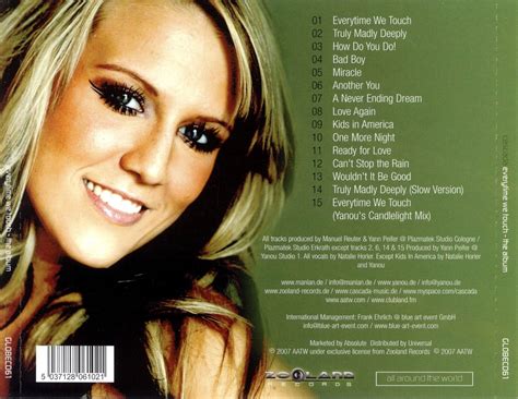 CD Booklets: Cascada - Everytime We Touch