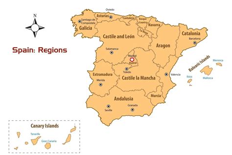 A Guide to the Regions of Spain | Spain travel, Map of spain, Barcelona spain travel