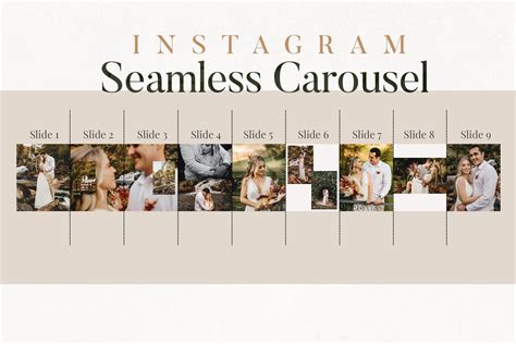 Instagram Carousel Template, Instagram Post 9 Slides Collage Photoshop ...