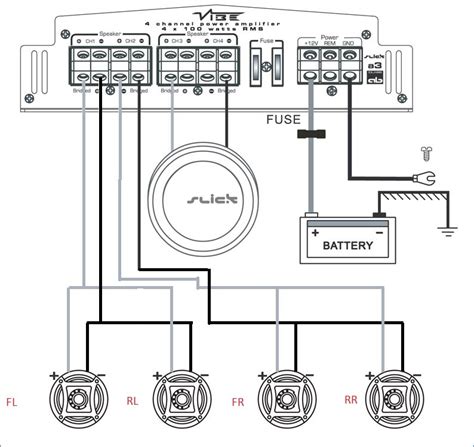 6 Channel Audio Amplifier Circuit Diagram