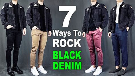 How To Wear A Black Denim Jacket | vlr.eng.br