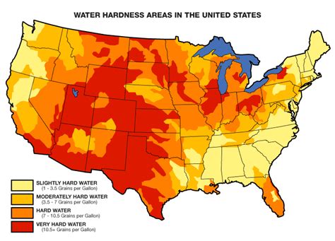 Water Hardness Usa Map - Allyce Maitilde