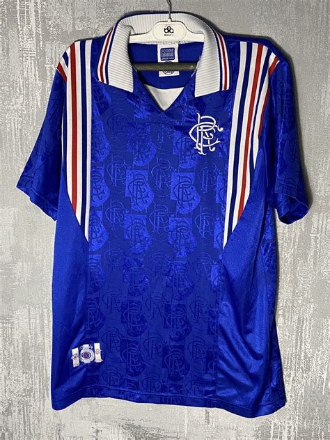 Vintage 1996 Vintage Rangers Soccer Jersey Score Draw | Grailed