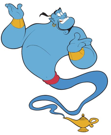 clip art aladdin genie - Clip Art Library