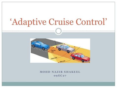 Adaptive cruise control’