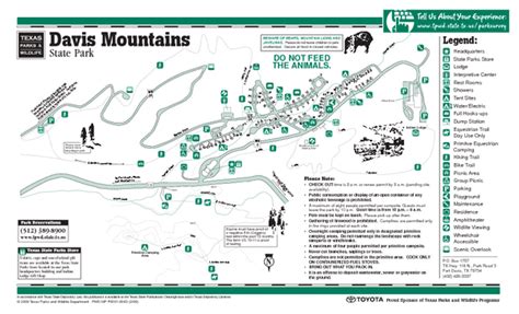 Davis Mountains Texas State Park Map - Davis Mountains Texas • mappery