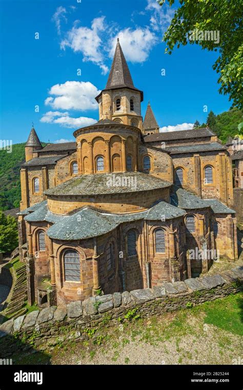 France, Conques, Abbey Church of Sainte-Foy Stock Photo - Alamy