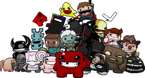 Download Super Meat Boy Characters PNG Image with No Background - PNGkey.com