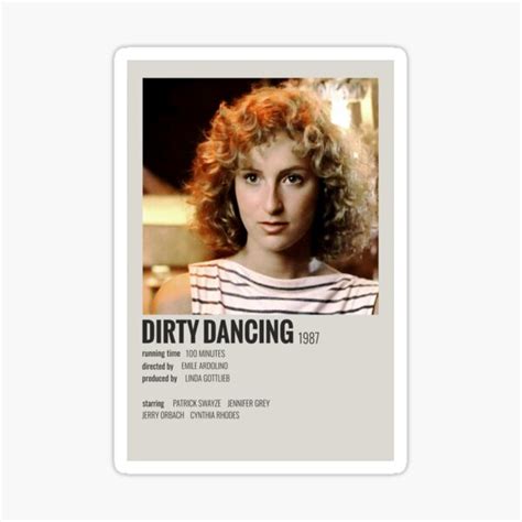 "Dirty Dancing (1987)" Sticker by MoviePolaroid | Redbubble