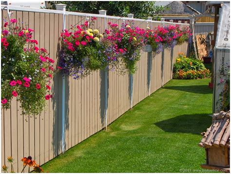 Fence planter design ideas