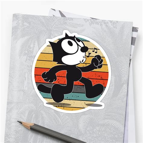 "Felix The Cat " Sticker by zor19 | Redbubble