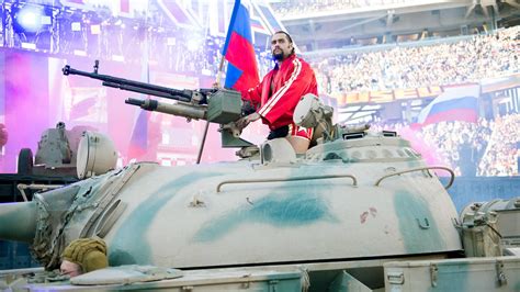 Rusev enters WrestleMania in a tank: WrestleMania 31 | WWE