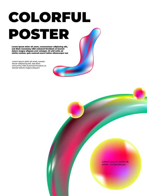 Poster colorful abstract 11448965 Vector Art at Vecteezy