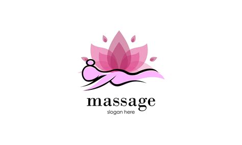 Body Massage Logo Vector Illustration Graphic by DEEMKA STUDIO · Creative Fabrica