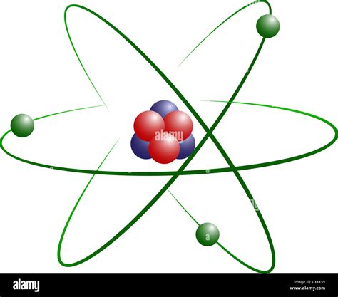 Atom Model of Lithium with Protons, Electrons and Neutrons Stock Photo ...