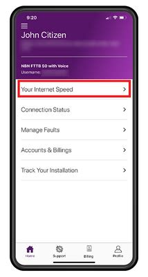 How to Test Your NBN Speed via the My TPG App