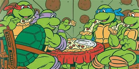 When Did the Teenage Mutant Ninja Turtles First Eat Pizza?