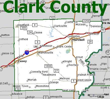 The Official Website of Clark County, IL - City Maps