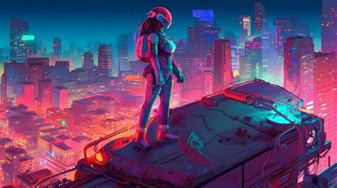 Anime Cyberpunk Stock Photos, Images and Backgrounds for Free Download