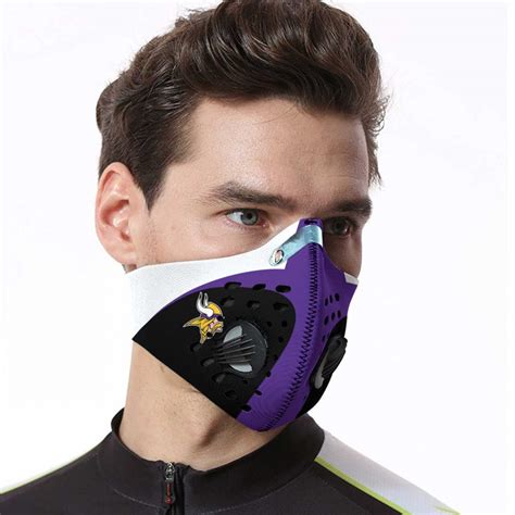 Minnesota Vikings Football N95 Filter Face Mask - RobinPlaceFabrics