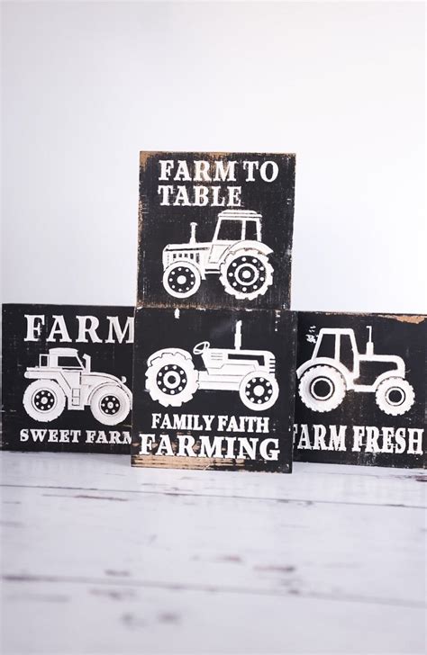 Wooden Farm Signs (Four Styles) - Whiskey Skies