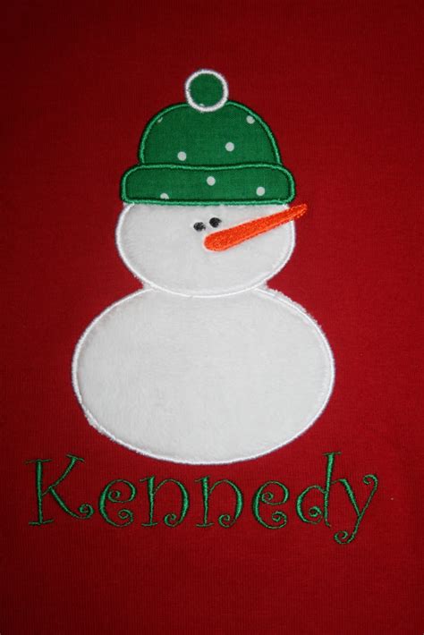 SNOWMAN APPLIQUE PATTERNS - FREE PATTERNS