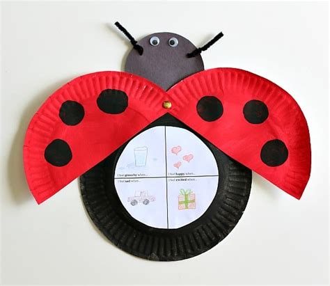 The Grouchy Ladybug Craft for Kids (with Free Printable) - Buggy and Buddy