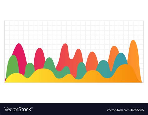 Business graph flat design infographic Royalty Free Vector