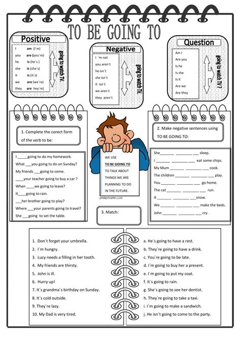 To Be Going To Interactive Worksheet — db-excel.com