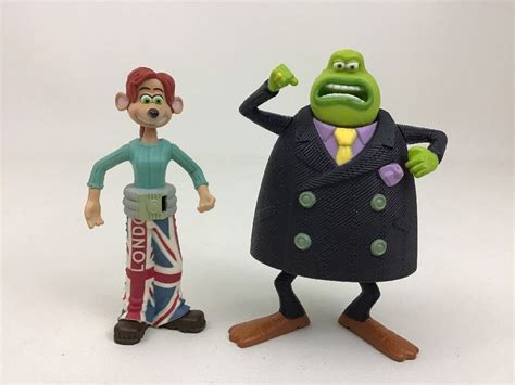 Flushed Away Rita The Toad Lot (2) McDonald's Toy Figures Dreamworks ...