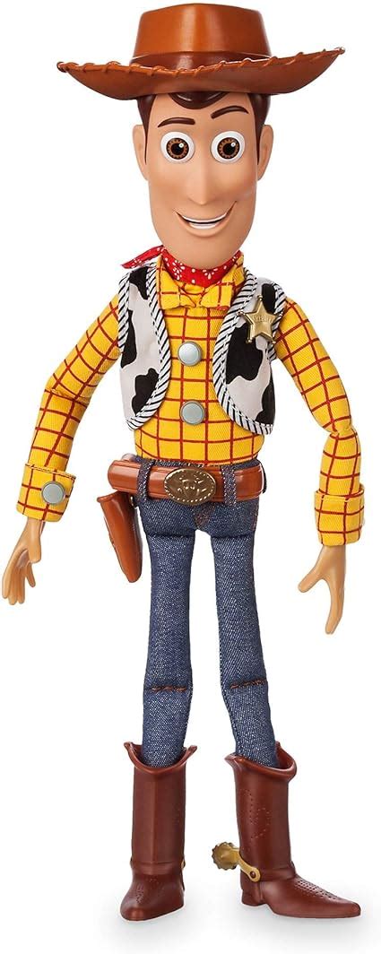 Disney Store: Woody, Figura de acción interactiva de Toy Story 4 con Voz, 35 cm, más de 12 ...