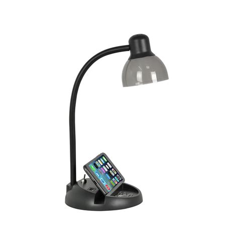 Mainstays LED Desk Lamp with USB Port and Storage Slots - Walmart.com - Walmart.com