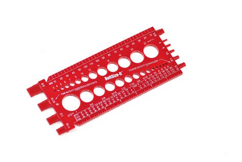 BOLTSIZEIT NUT & BOLT MEASUREMENT GAUGE – INCH/METRIC – BOLT SIZE IT