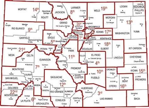 Judicial District Map