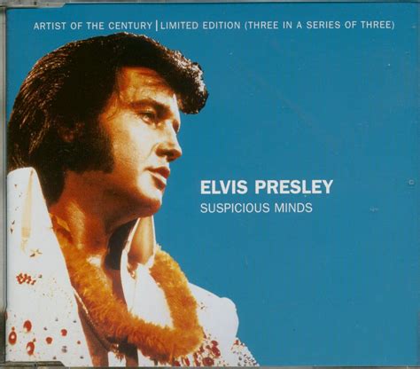 Elvis Presley CD: Suspicious Minds Vol.3 (CD Single - Shaped, Ltd ...